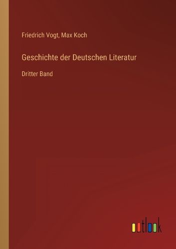 Cover image for Geschichte der Deutschen Literatur