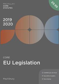 Cover image for Core EU Legislation 2019-20