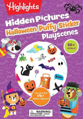 Cover image for Halloween Puffy Sticker Playscenes