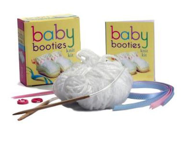 Cover image for Baby Booties Knit Kit