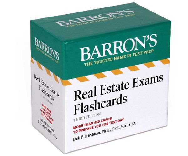 Cover image for Real Estate Exams Flashcards, Third Edition: Up-to-Date Review