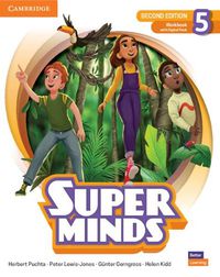 Cover image for Super Minds Level 5 Workbook with Digital Pack British English