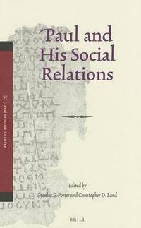 Cover image for Paul and His Social Relations