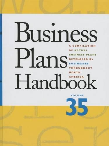 Cover image for Business Plans Handbook: A Compilation of Business Plans Developed by Individuals Throughout North America