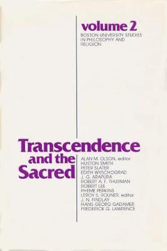 Transcendence and The Sacred