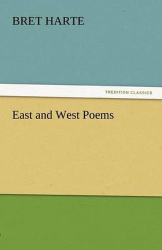 Cover image for East and West Poems