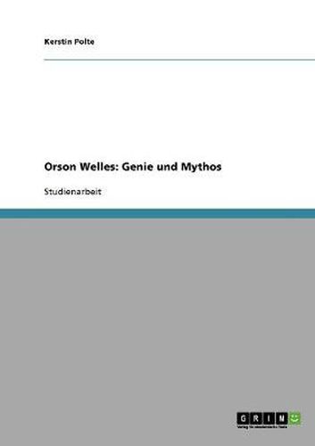 Cover image for Orson Welles: Genie und Mythos