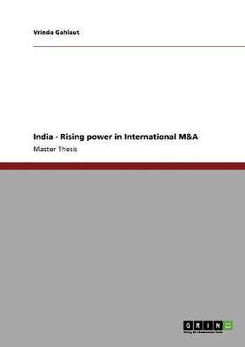Cover image for India - Rising power in International M&A