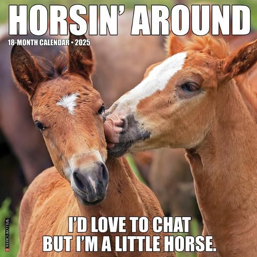 Cover image for Horsin' Around 2026 12 X 12 Wall Calendar