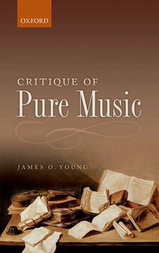 Cover image for Critique of Pure Music