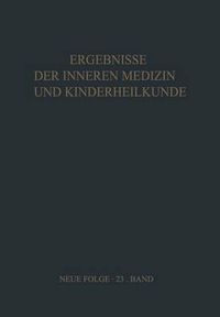 Cover image for Ergebnisse der Inneren Medizin und Kinderheilkunde