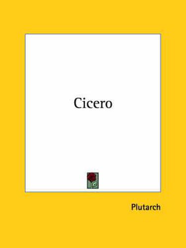 Cover image for Cicero