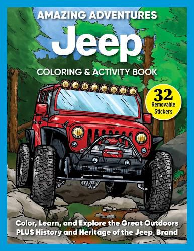 Cover image for Amazing Adventures Jeep (R) Coloring & Activity Book