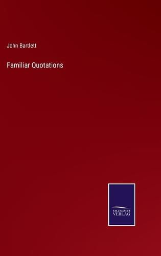 Cover image for Familiar Quotations