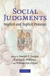 Cover image for Social Judgments: Implicit and Explicit Processes