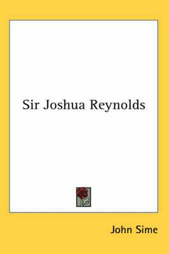 Cover image for Sir Joshua Reynolds