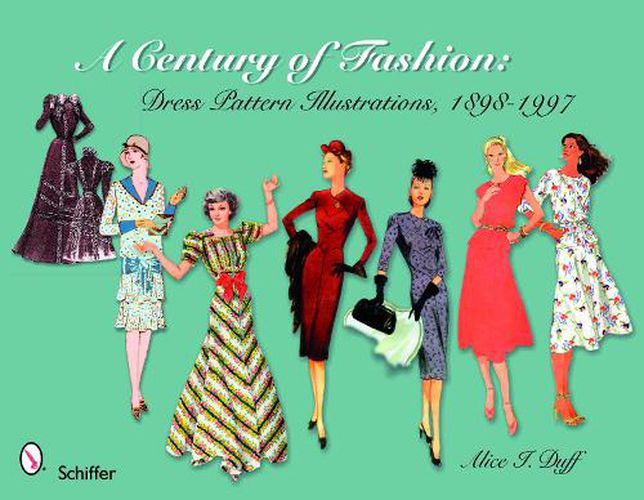 Cover image for Century of Fashion: Dress Pattern Illustrations, 1898-1997