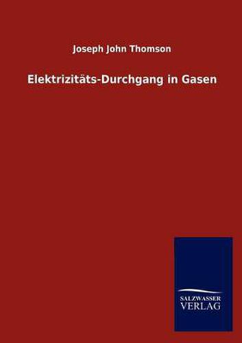 Cover image for Elektrizitats-Durchgang in Gasen