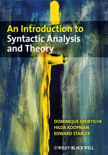 Cover image for An Introduction to Syntactic Analysis and Theory