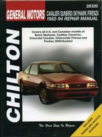 Cover image for General Motors Cavalier/Sunbird/Skyhawk/Firenza 1982-94