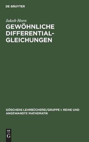 Gewoehnliche Differentialgleichungen