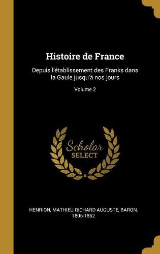 Cover image for Histoire de France