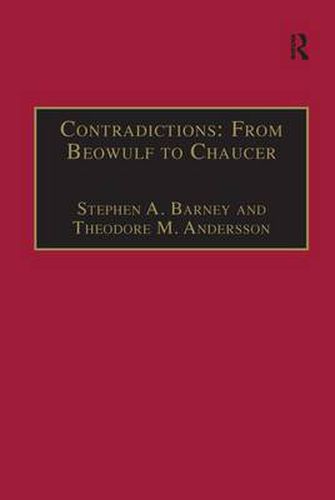 Cover image for Contradictions: From Beowulf to Chaucer: Selected Studies of Larry Benson