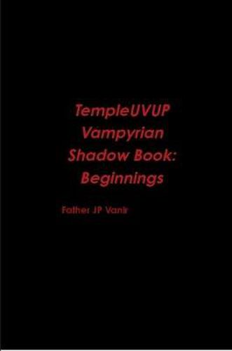 Cover image for TempleUVUP Vampyrian Shadow Book