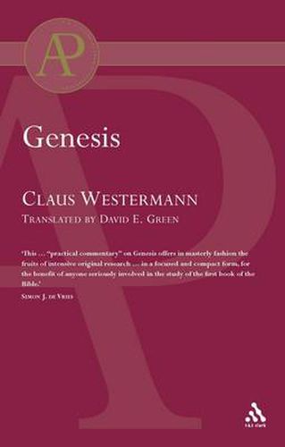 Cover image for Genesis (Westermann)