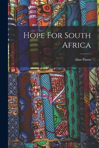 Cover image for Hope For South Africa
