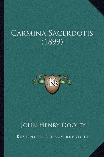 Cover image for Carmina Sacerdotis (1899)