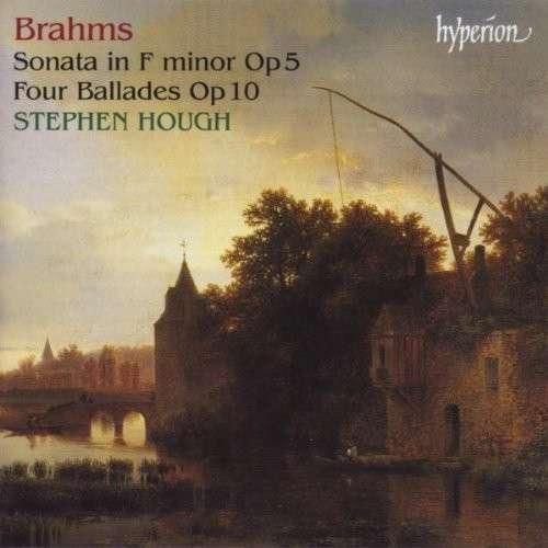 Cover image for Brahms Sonata In F Op55 Four Ballades Op 10
