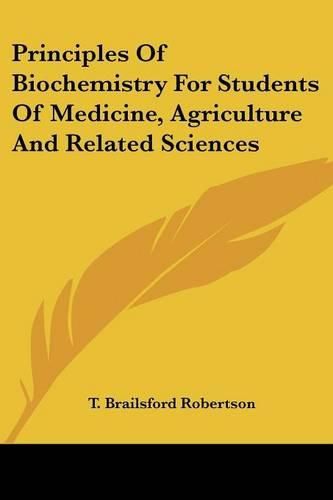 Cover image for Principles of Biochemistry for Students of Medicine, Agriculture and Related Sciences