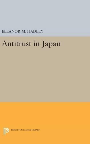 Cover image for Antitrust in Japan