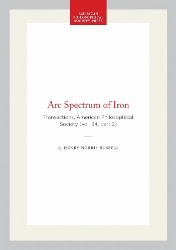 Cover image for Arc Spectrum of Iron