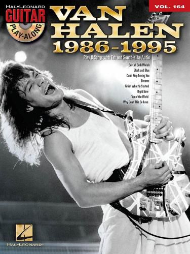 Cover image for Van Halen 1986-1995 Guitar Play-Along Vol. 164