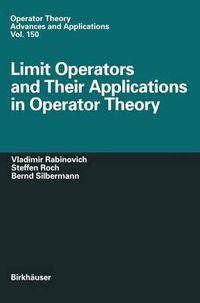 Cover image for Limit Operators and Their Applications in Operator Theory