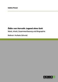 Cover image for Odon Von Horvath: Jugend Ohne Gott