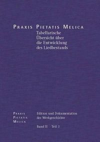 Cover image for Johann Cruger: Praxis Pietatis Melica. Edition Und Dokumentation Der Werkgeschichte: Bd. II/2: Uberblick Uber Die Entwicklung Des Liedbestands