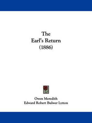 Cover image for The Earl's Return (1886)