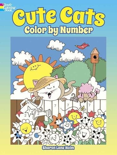 Cover image for Cute Cats Color by Number