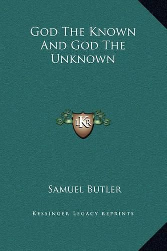 Cover image for God the Known and God the Unknown