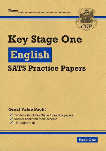 KS1 English SATS Practice Papers: Pack 1 (for the 2023 tests)