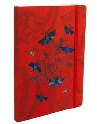 Cover image for Art of Nature: Flight of Beetles Notebook with Elastic Band