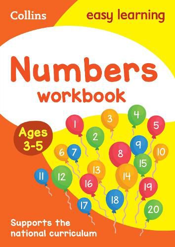 Numbers Workbook Ages 3-5: Prepare for Preschool with Easy Home Learning