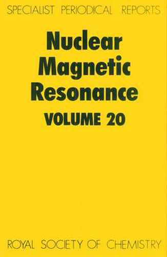 Cover image for Nuclear Magnetic Resonance: Volume 20