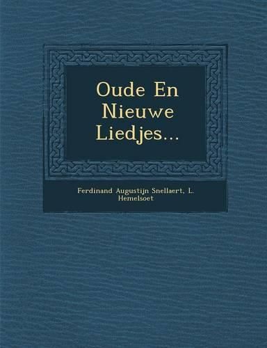 Cover image for Oude En Nieuwe Liedjes...