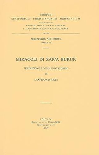 Cover image for Miracoli Di Zar'a Buruk: V.