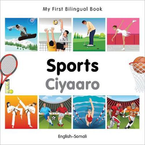 Cover image for My First Bilingual Book -  Sports (English-Somali)