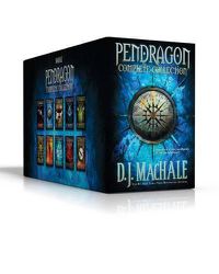 Cover image for Pendragon Complete Collection: The Merchant of Death; The Lost City of Faar; The Never War; The Reality Bug; Black Water; The Rivers of Zadaa; The Quillan Games; The Pilgrims of Rayne; Raven Rise; The Soldiers of Halla